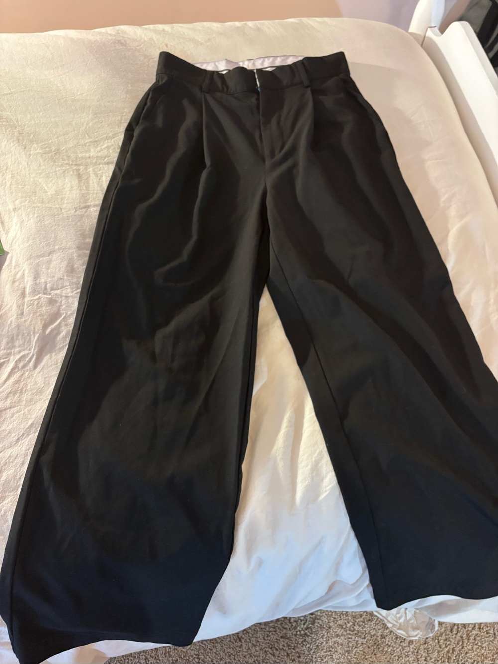 Cotton On Black Wide Leg Trousers